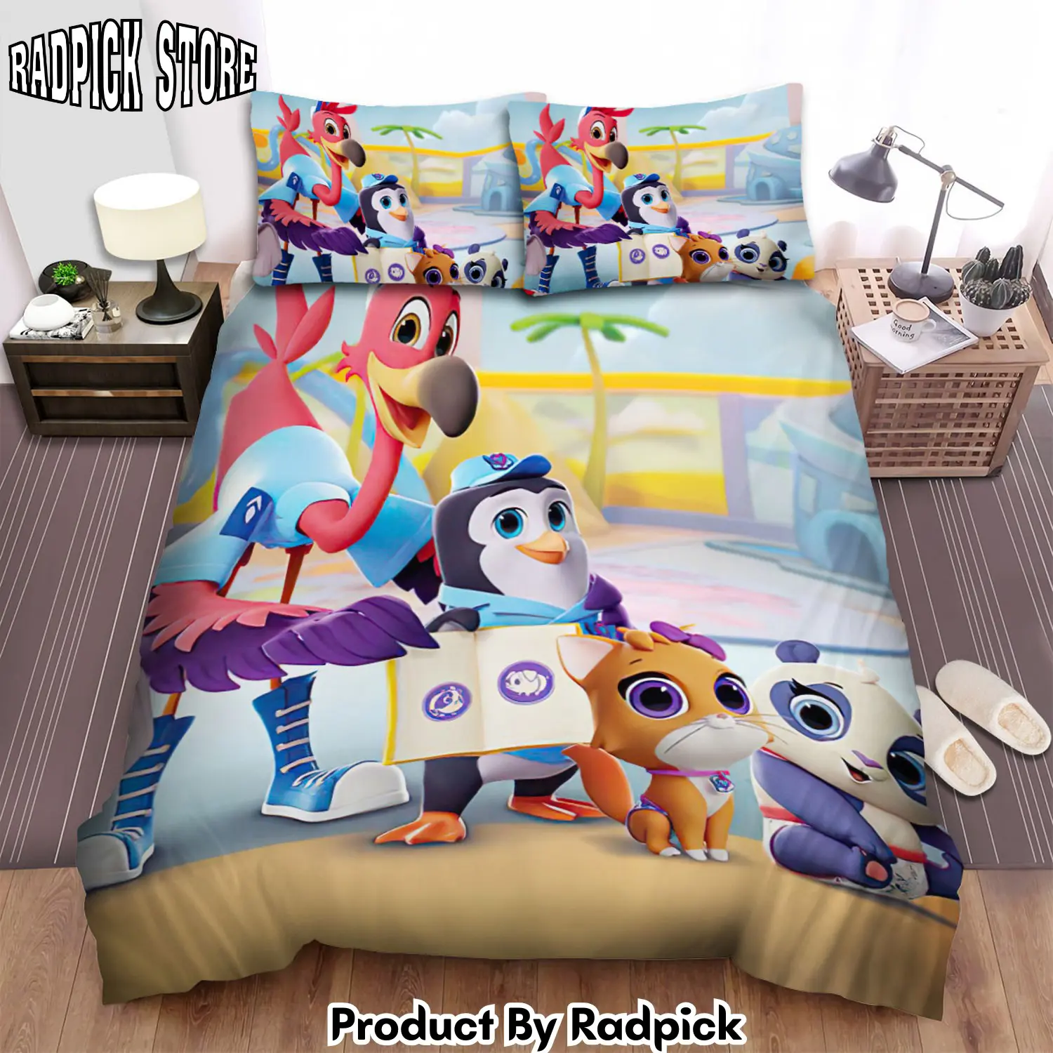 Radpick tots group posing duvet cover bedroom sets comfortable bedding sets rp327657